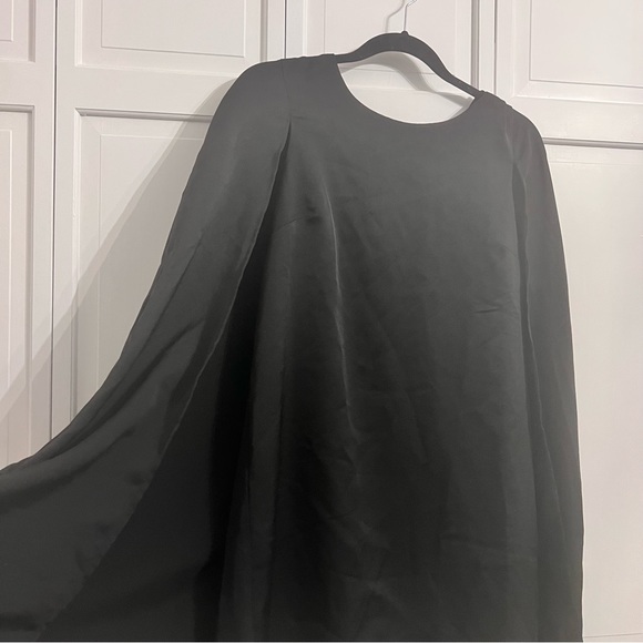 Dress with Attached Cape - Picture 2 of 4